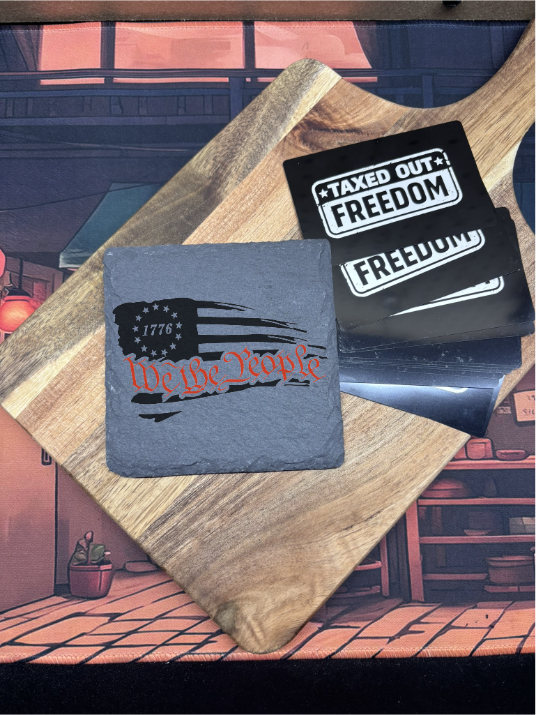 The Patriot Slate Coasters