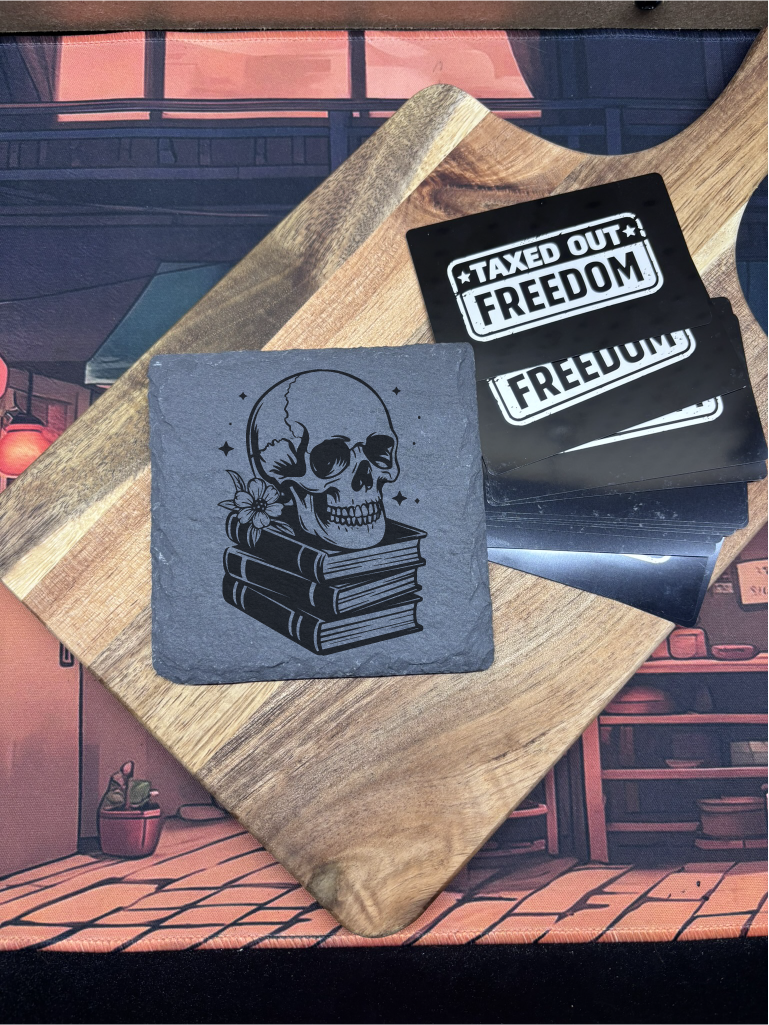 Til the End II Slate Coasters