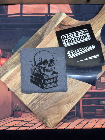 Til the End II Slate Coasters