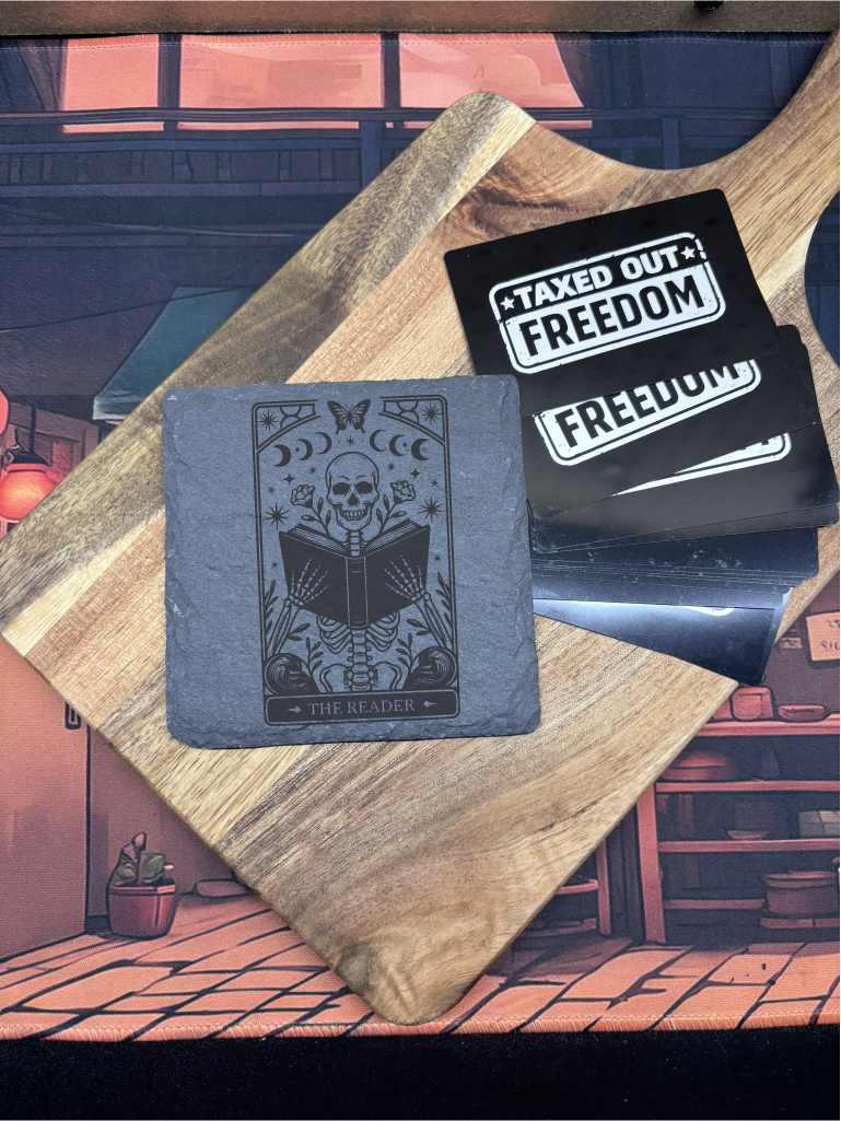 Til the End II Slate Coasters
