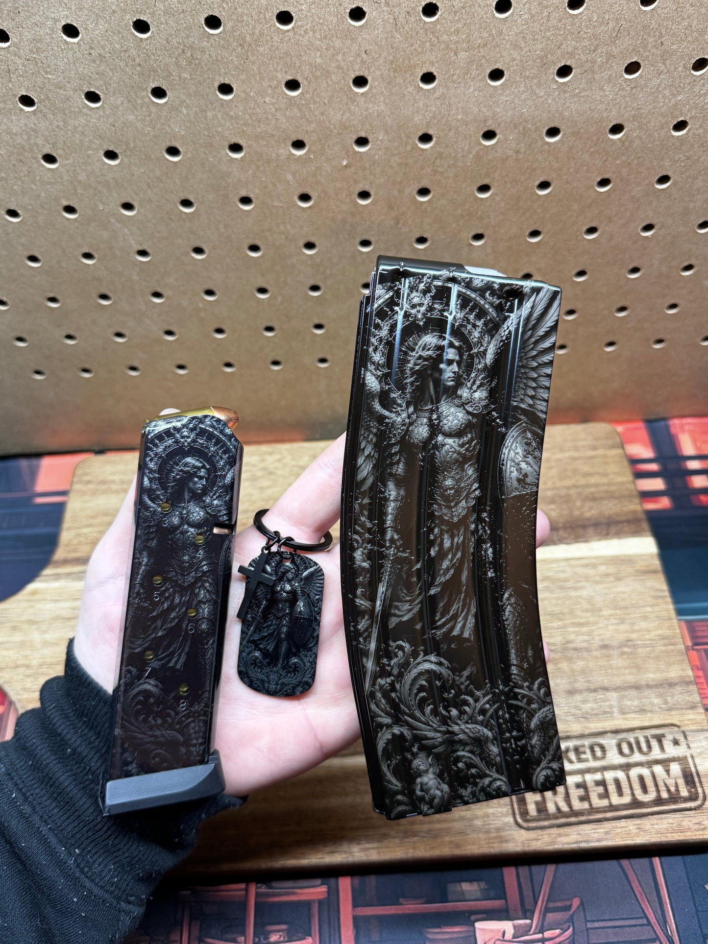 Custom Slide & Magazine Engraving Template