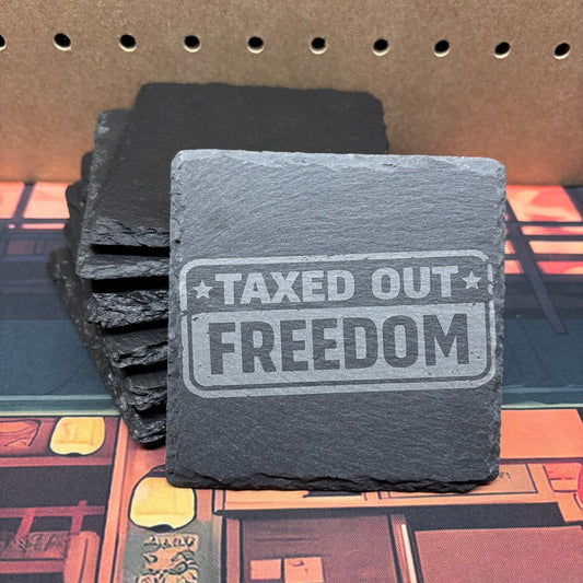 Custom Logo Slate Coasters