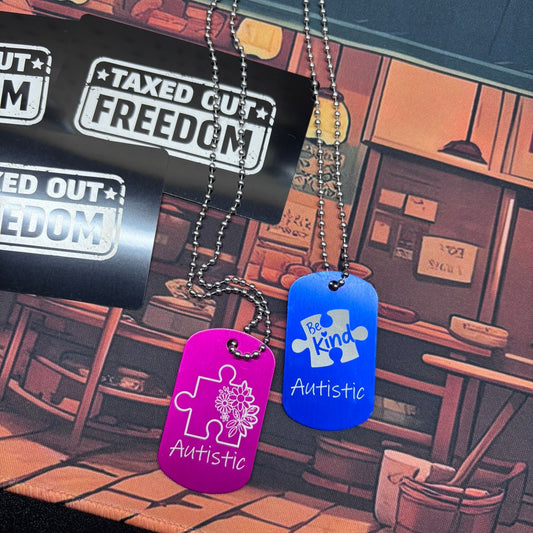 Custom Autism Awareness Dog Tag