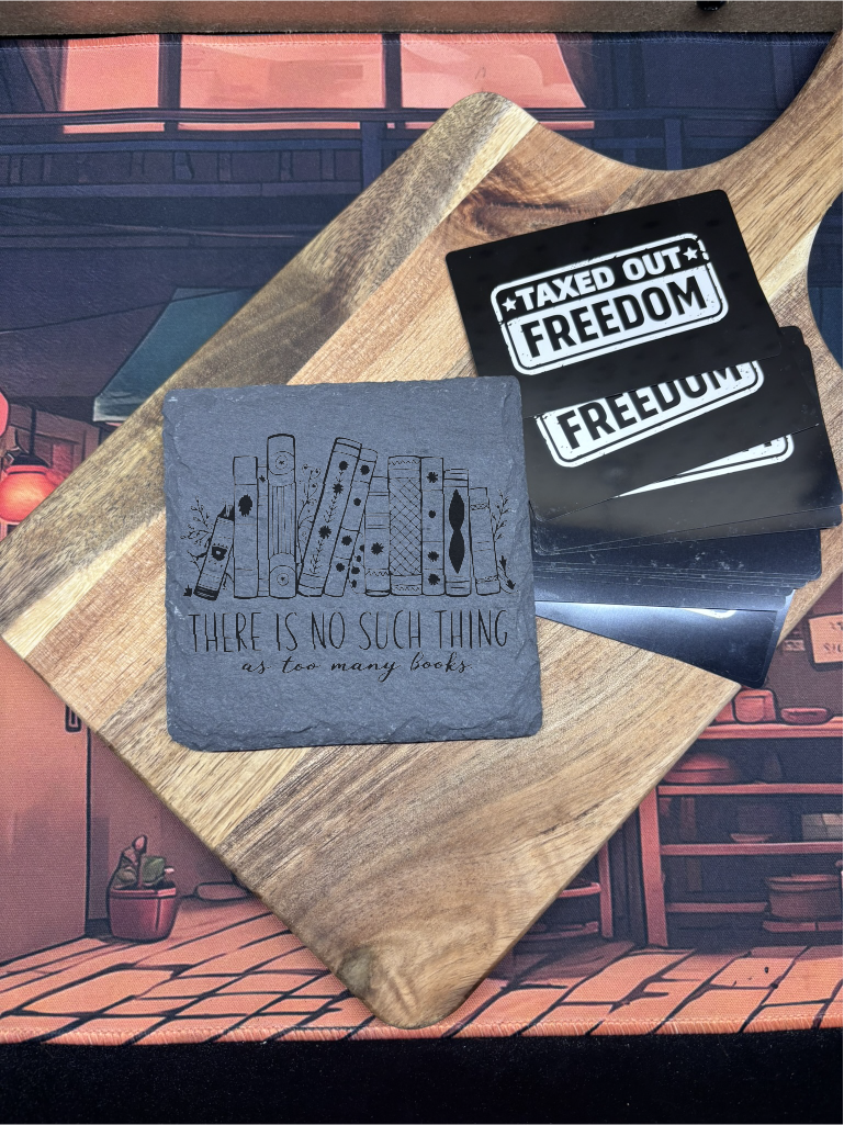 The Reader Slate Coasters