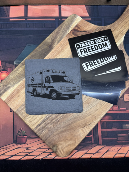 The Medic Slate Coasters