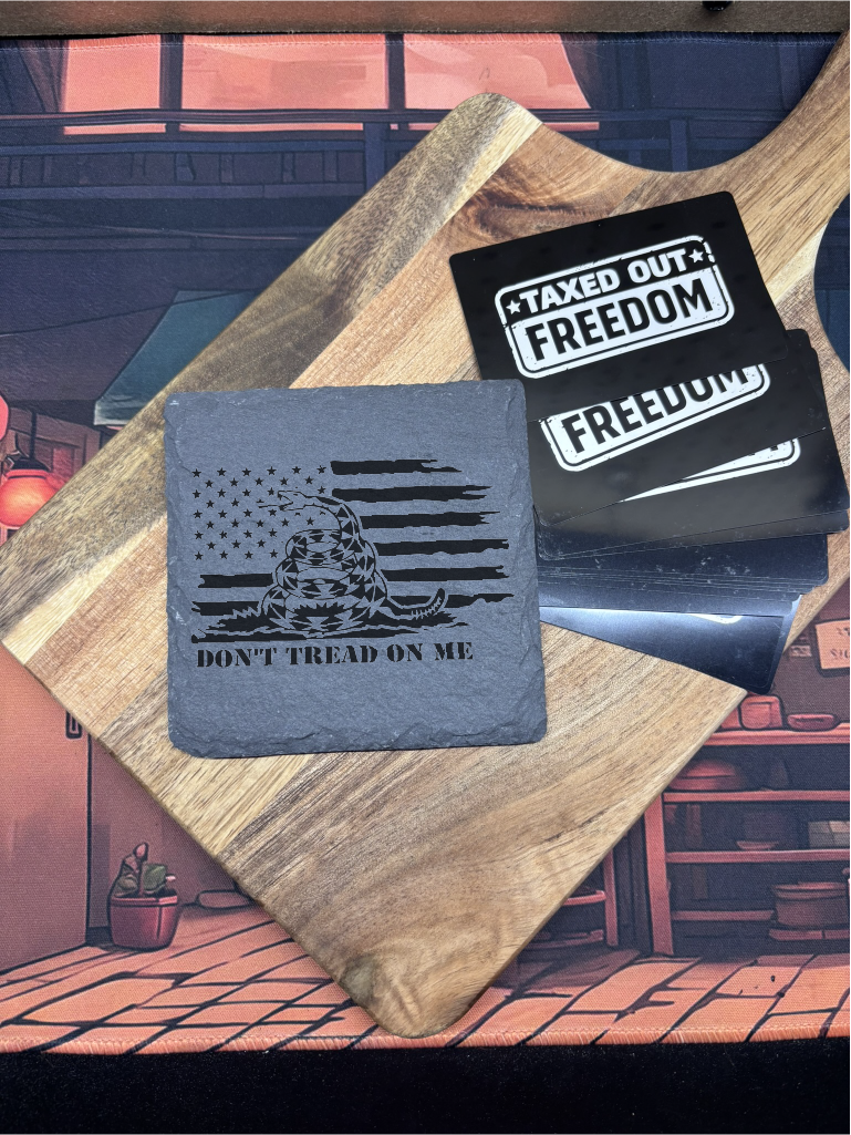 The Patriot Slate Coasters