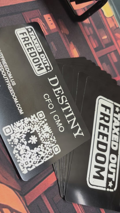 Custom Metal Business Cards