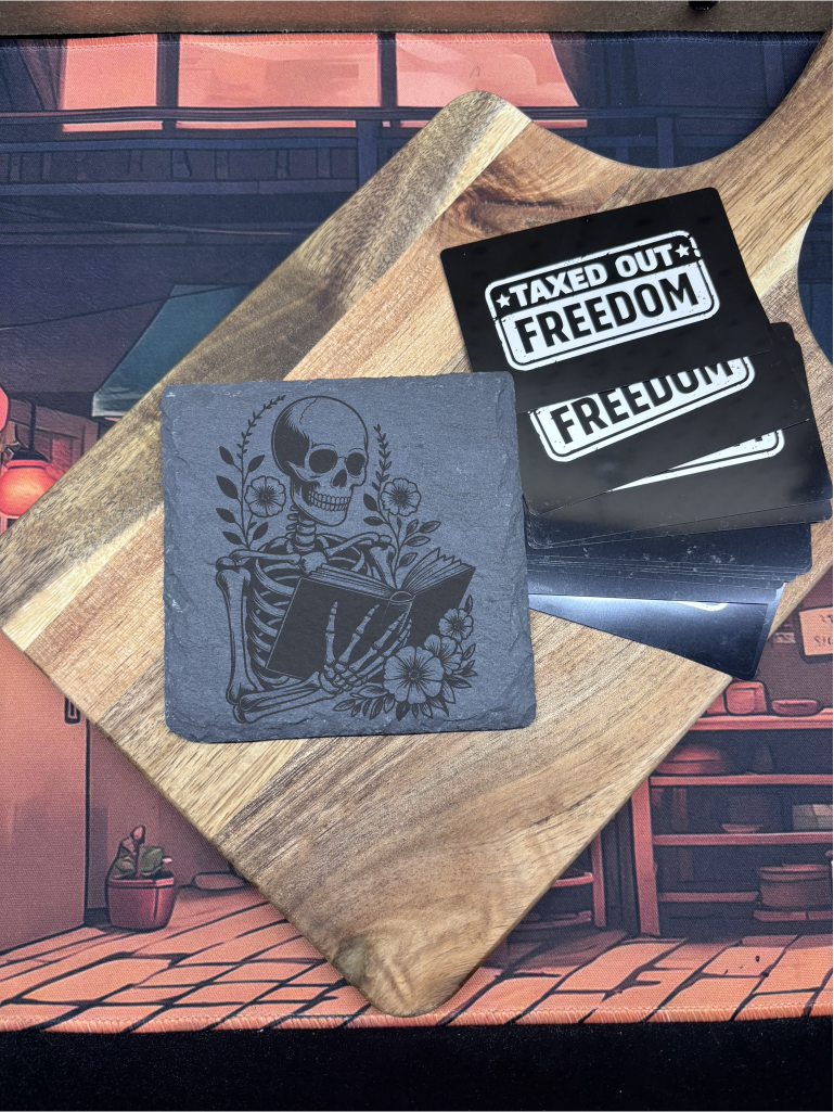 Til the End Slate Coasters